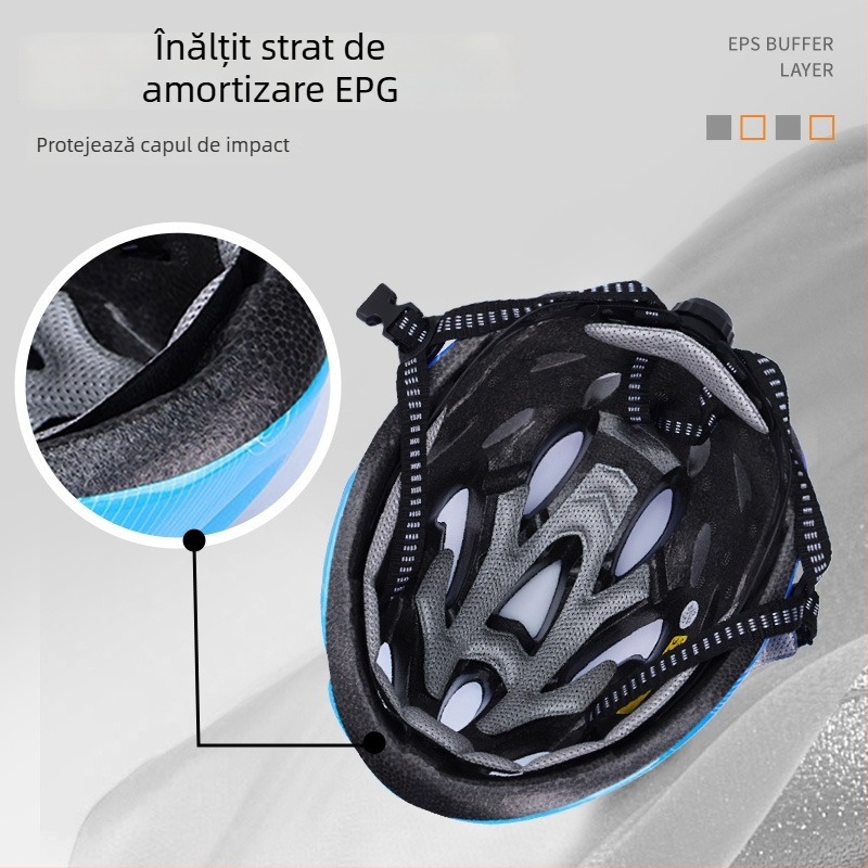 Cască de bicicletă pentru copii, unisex, model gradient, cod Ettk-7