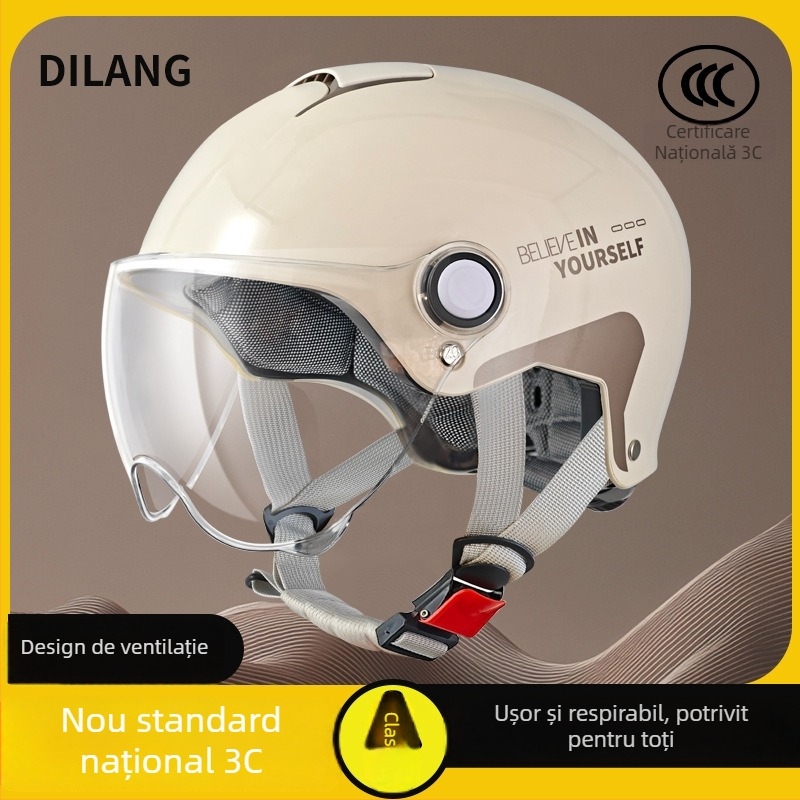 Emperor Wolf ABS cască semi, certificat GB811-2022A, pentru vehicule electrice