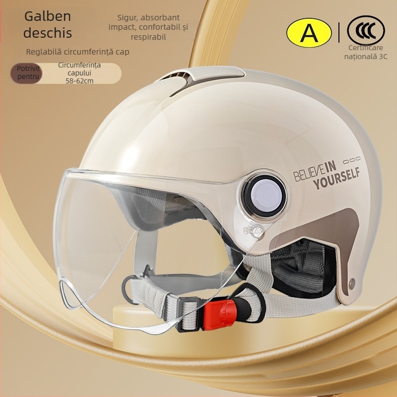 Emperor Wolf ABS cască semi, certificat GB811-2022A, pentru vehicule electrice