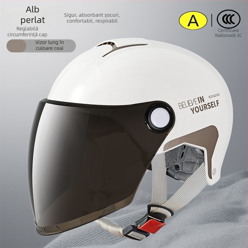 Emperor Wolf ABS cască semi, certificat GB811-2022A, pentru vehicule electrice