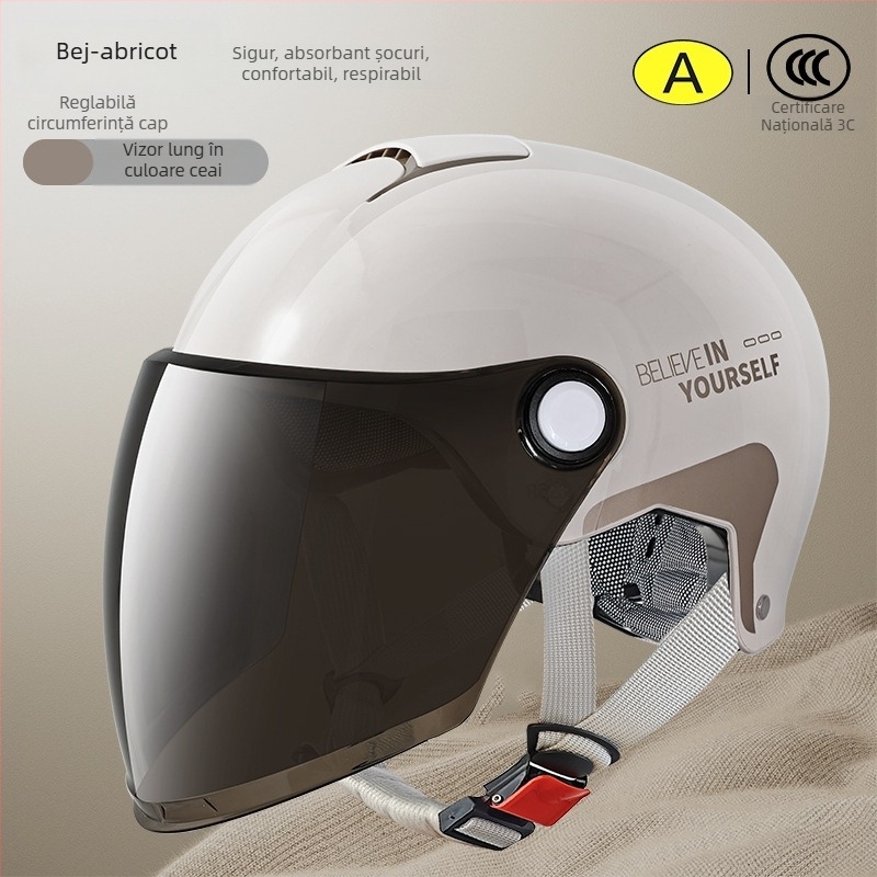 Emperor Wolf ABS cască semi, certificat GB811-2022A, pentru vehicule electrice