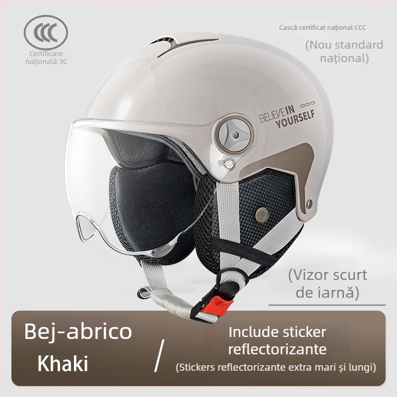 Emperor Wolf ABS cască semi, certificat GB811-2022A, pentru vehicule electrice