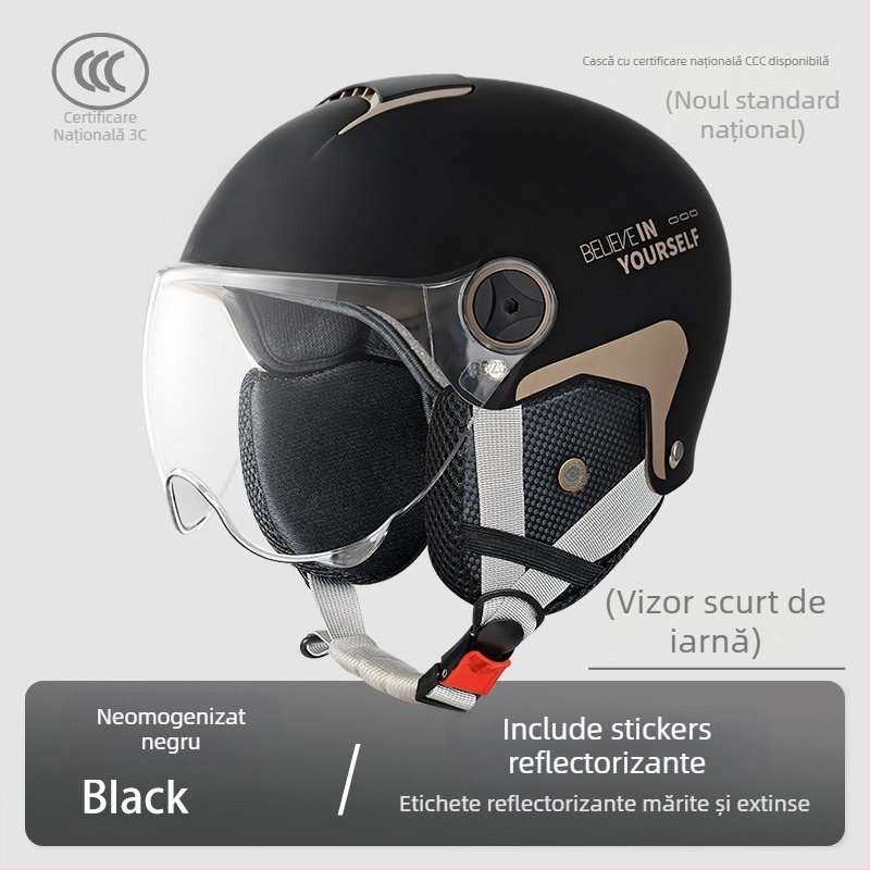 Emperor Wolf ABS cască semi, certificat GB811-2022A, pentru vehicule electrice