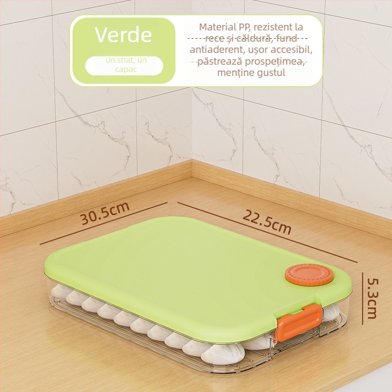 Cutie Mabalo pentru depozitare găluște – PP, etanșă, bază antiaderentă