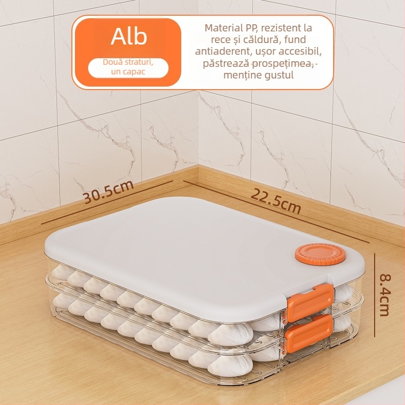 Cutie Mabalo pentru depozitare găluște – PP, etanșă, bază antiaderentă