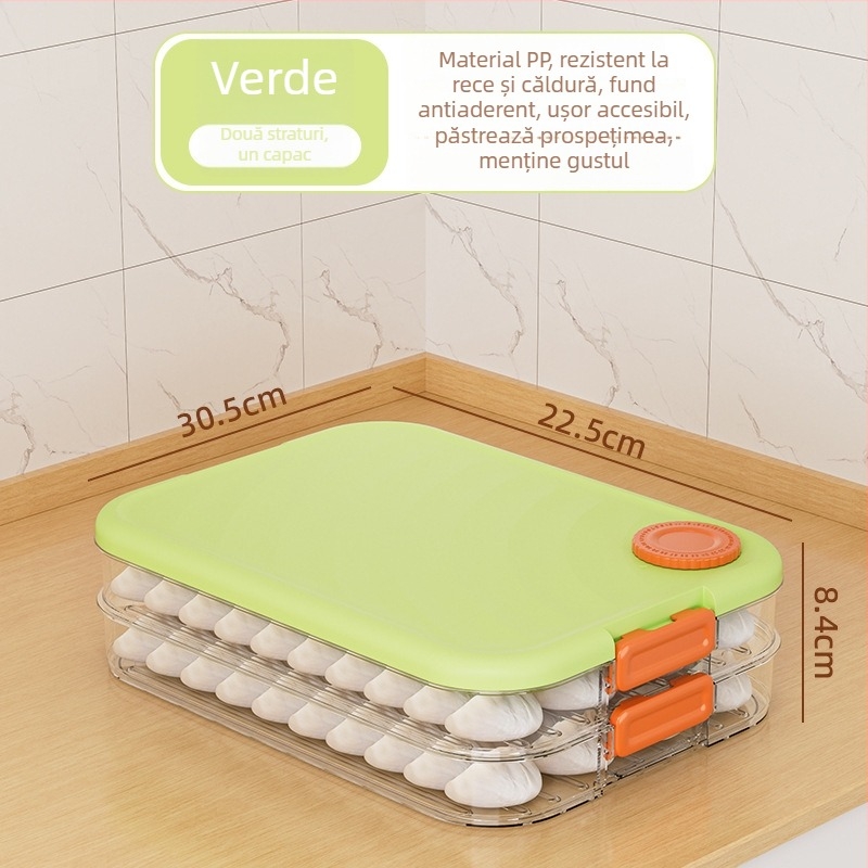 Cutie Mabalo pentru depozitare găluște – PP, etanșă, bază antiaderentă