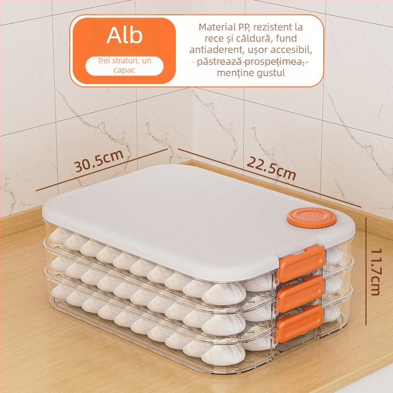 Cutie Mabalo pentru depozitare găluște – PP, etanșă, bază antiaderentă