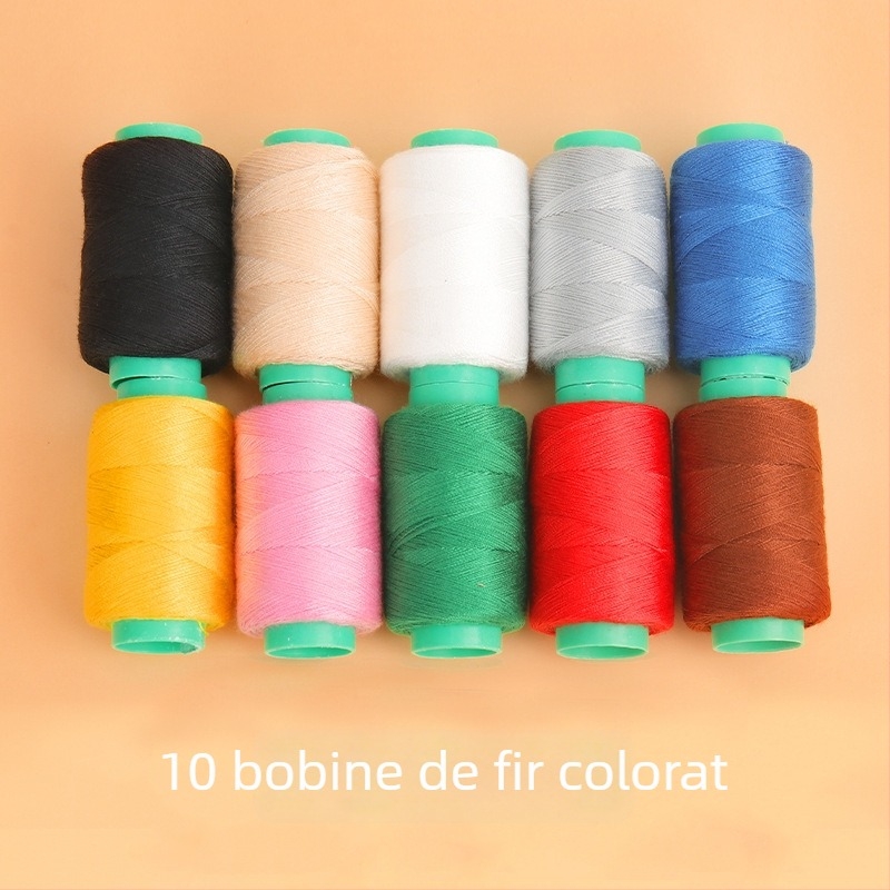 Set cu ace circulare și cutie de ață – kit practic de reparații pentru cusut manual și haine (tb-0828)