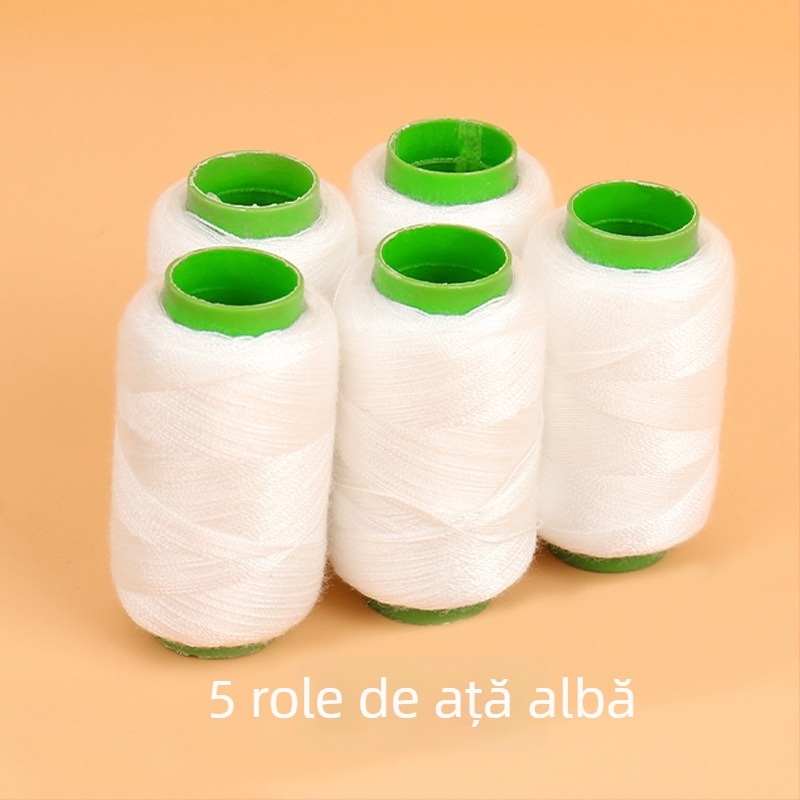 Set cu ace circulare și cutie de ață – kit practic de reparații pentru cusut manual și haine (tb-0828)