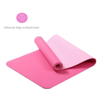 Covoraș de yoga din TPE cu dungi, grosime 6 mm, personalizabil