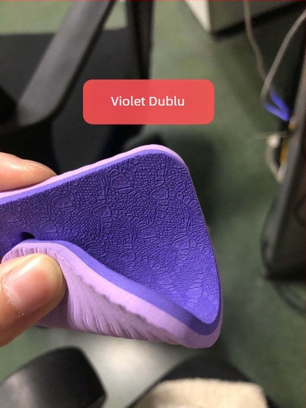 Covoraș de yoga din TPE cu dungi, grosime 6 mm, personalizabil