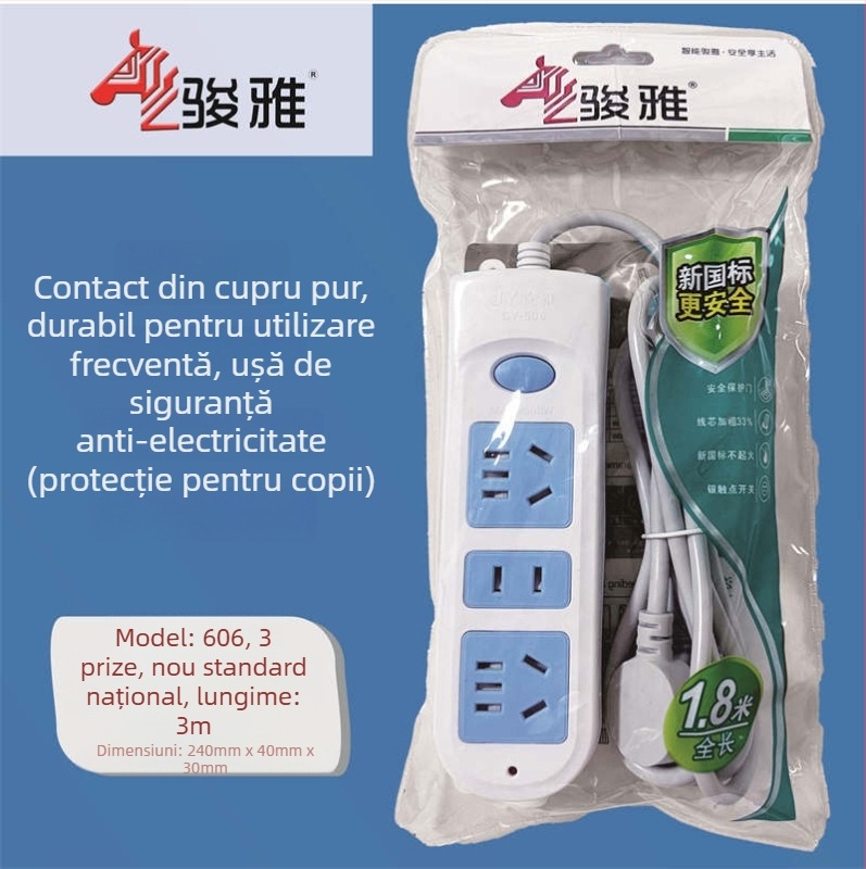 Priză de cablu cu mai multe prize – Standard Național Nou, Junya