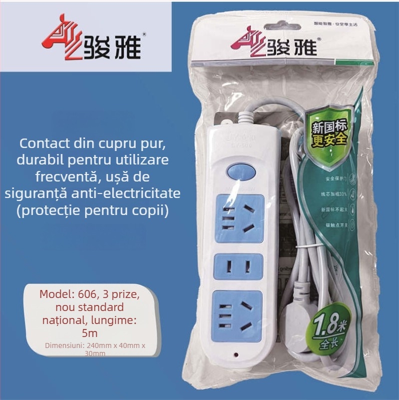 Priză de cablu cu mai multe prize – Standard Național Nou, Junya