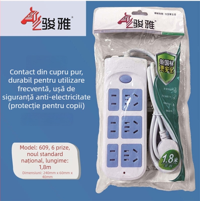 Priză de cablu cu mai multe prize – Standard Național Nou, Junya