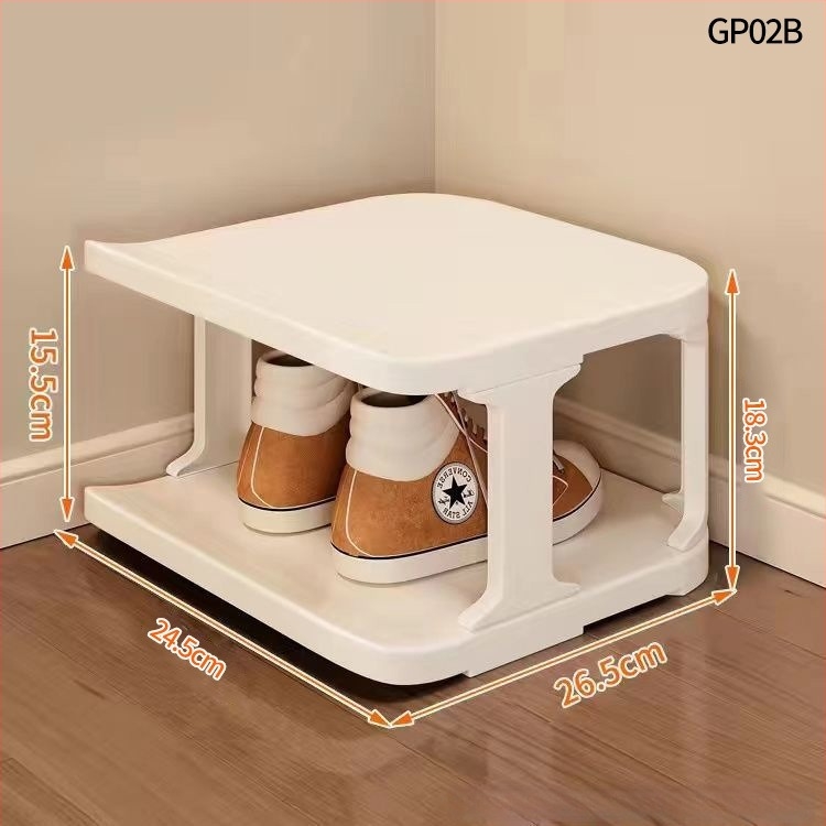 Raft de pantofi vertical din plastic, 9 niveluri, pentru hol – dulap de pantofi casnic, demontabil