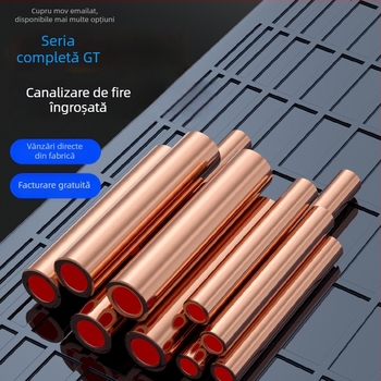 GT terminal din țeavă de cupru, conexiune prin presare la rece pentru conductoare, certificat CE, pentru instalații electrice