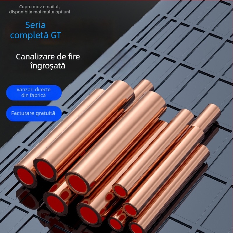 GT terminal din țeavă de cupru, conexiune prin presare la rece pentru conductoare, certificat CE, pentru instalații electrice