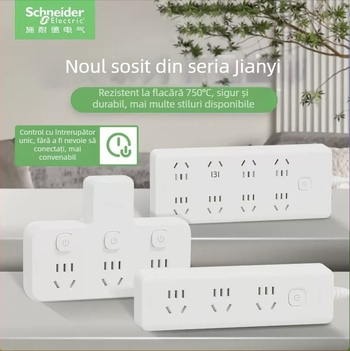 Schneider Electric prelungitor USB cu mai multe prize, 10A, 220V, 2000W, tip 86, noul standard național