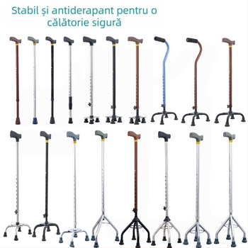 Bețe de drumeție din aliaj de aluminiu, variante: un picior, trei picioare sau patru picioare
