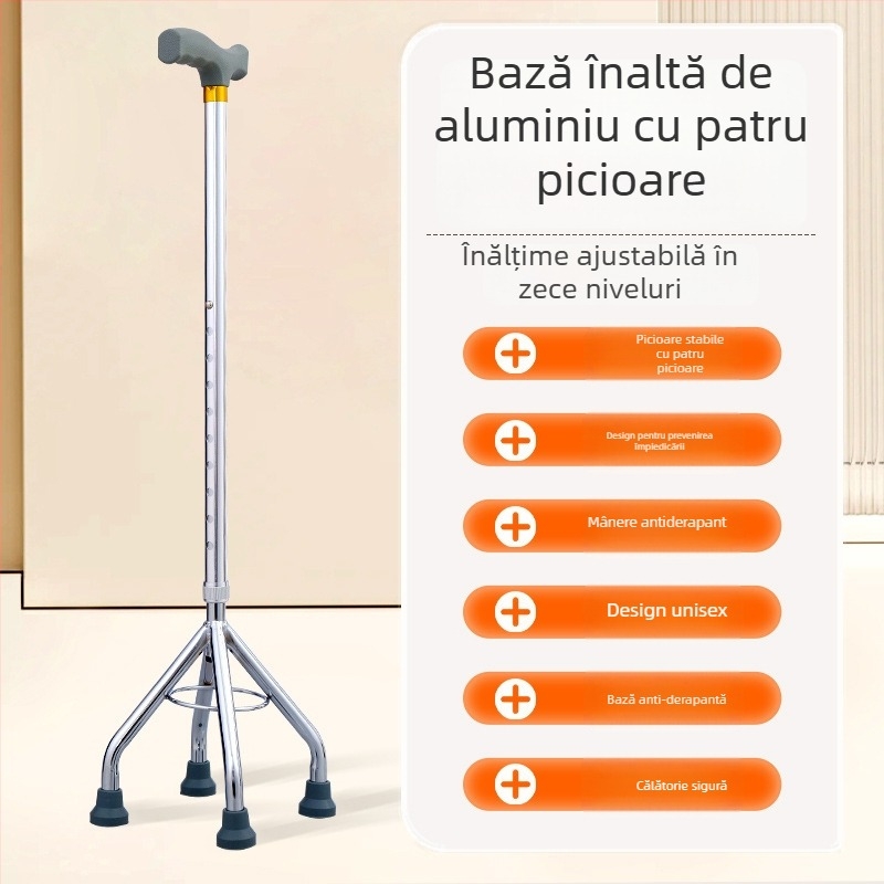 Bețe de drumeție din aliaj de aluminiu, variante: un picior, trei picioare sau patru picioare