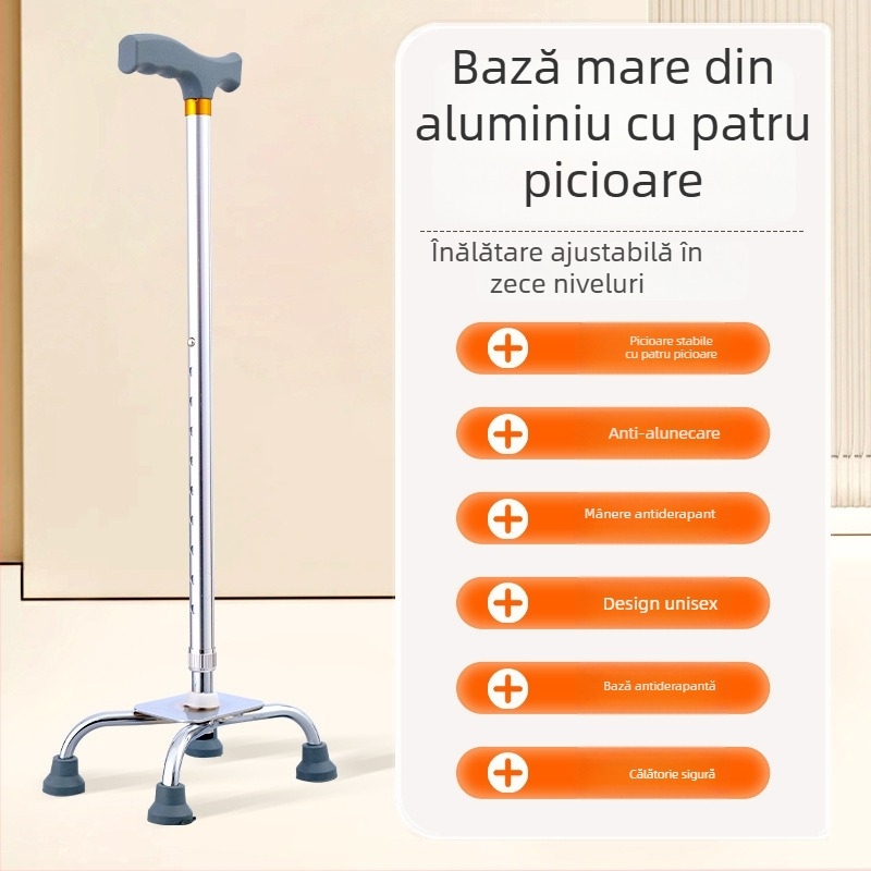 Bețe de drumeție din aliaj de aluminiu, variante: un picior, trei picioare sau patru picioare