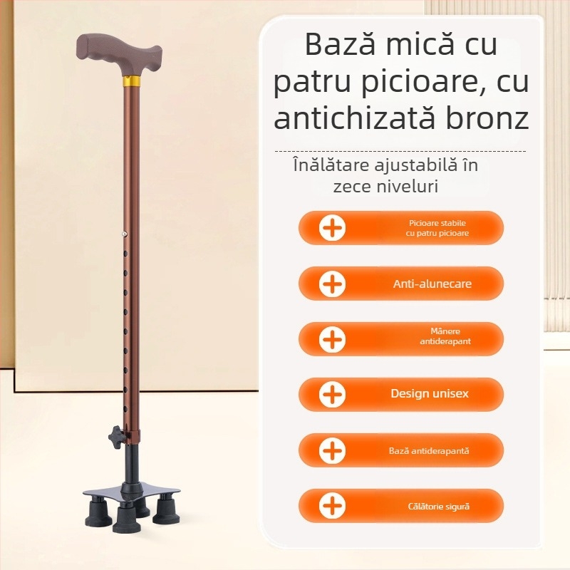 Bețe de drumeție din aliaj de aluminiu, variante: un picior, trei picioare sau patru picioare