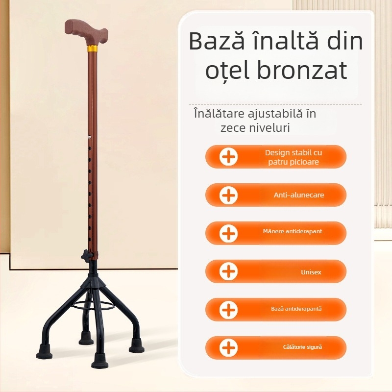 Bețe de drumeție din aliaj de aluminiu, variante: un picior, trei picioare sau patru picioare