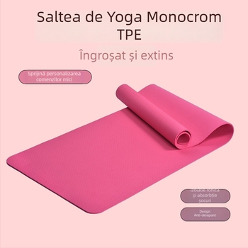 Covoraș de yoga TPE, grosime 6 mm, greutate 650 g