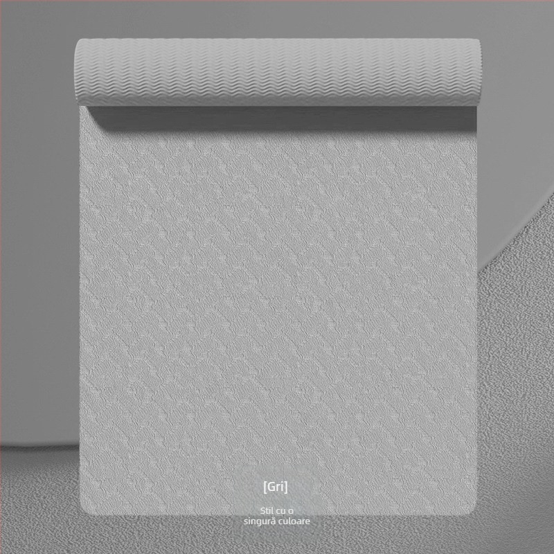 Covoraș de yoga TPE, grosime 6 mm, greutate 650 g