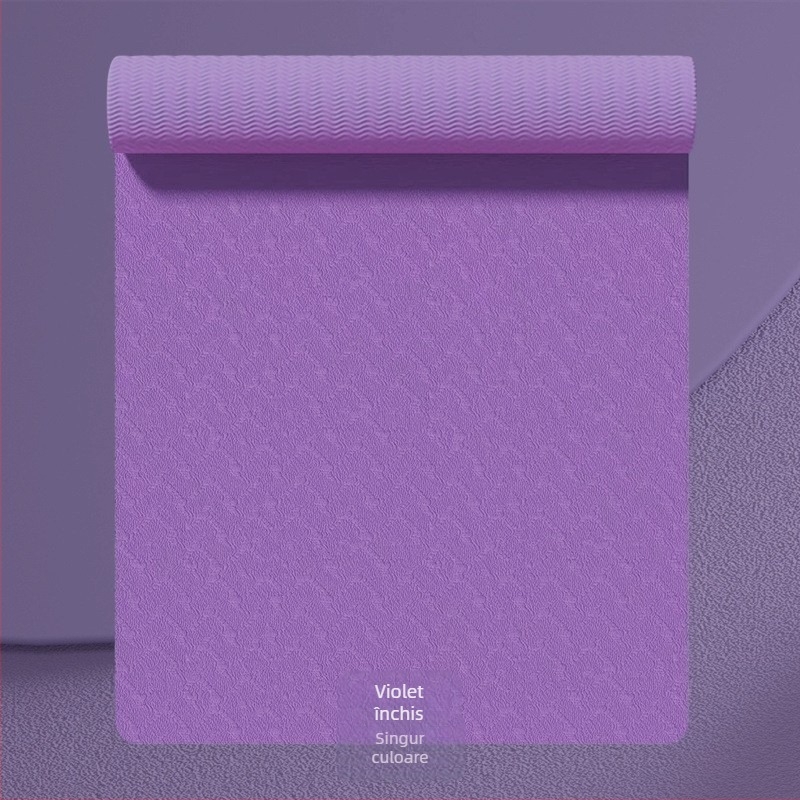 Covoraș de yoga TPE, grosime 6 mm, greutate 650 g