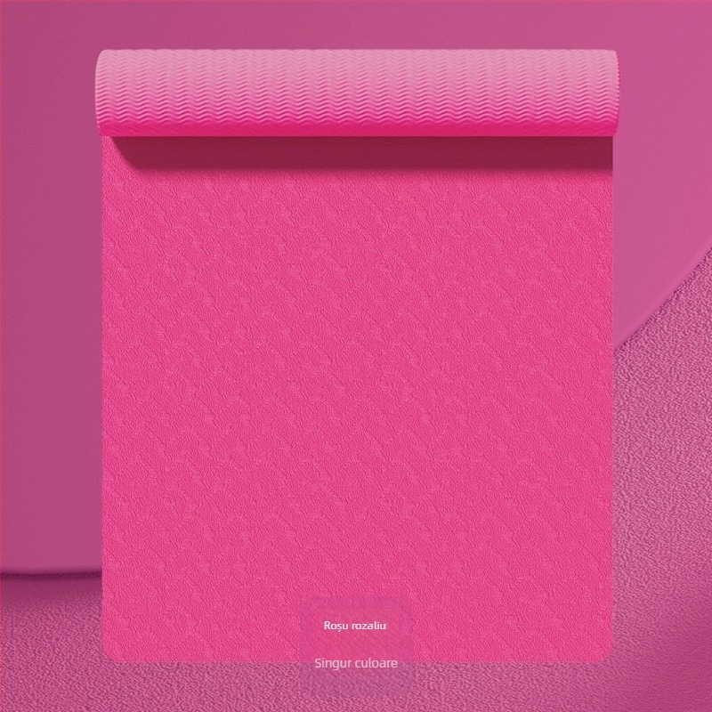 Covoraș de yoga TPE, grosime 6 mm, greutate 650 g