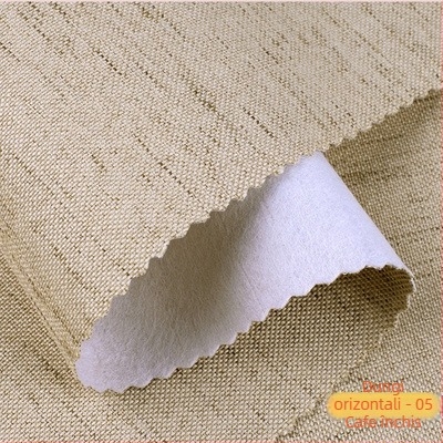 Acoperire de perete din in pentru decorul casei, compoziție in/nețesut, material in, stil modern simplu