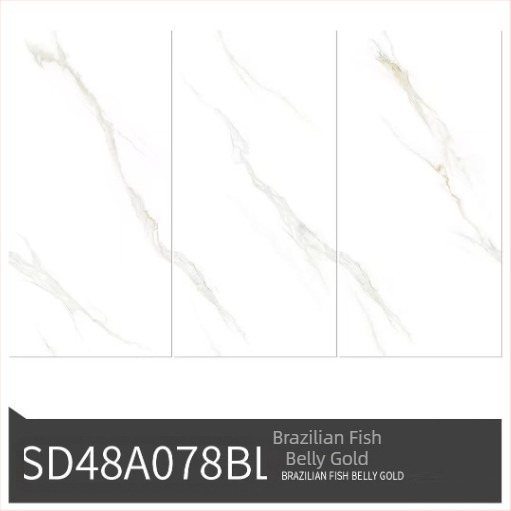 Placă de pereți glazată, aspect marmorat, imprimare inkjet, pentru bucătărie, anti-coroziune, suprafață lucioasă