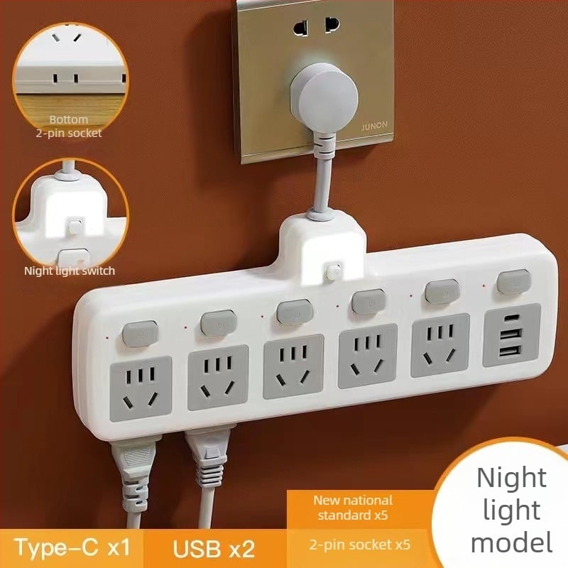 Hongting prelungitor cu cablu, 10A, 220-250V, 2500W, carcasă PVC, priză de cablu