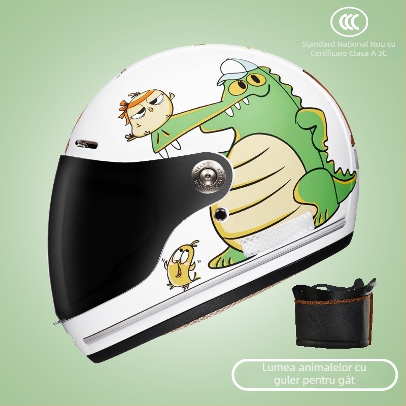 Cască pentru copii, Clasa A, pentru scuter, ABS, BYB/Yabiya BY-128, GB811-2022A