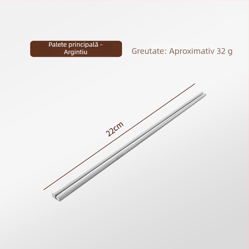 Thread Rabbit Set tacâmuri din oțel inoxidabil 304 — cuțit, furculiță și lingură, lustruire oglindă, culoare solidă, stil modern minimalist