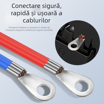 Terminal OT4-5 crimpat, cap rotund gol, tip O, nas deschis