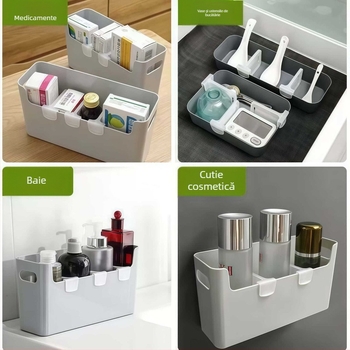 Placă divizor frigider, Organizator tip grilă cu clipuri, Plastic, Stil Simplu Modern, 1 Strat