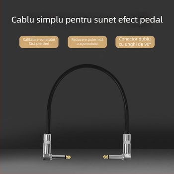 Cablu de conectare pentru chitară GT-90, izolație PVC, reducere a zgomotului, pentru instrumente muzicale
