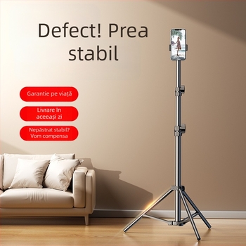 Trepied pentru telefon cu cap balon, 3 secțiuni, încărcare 2–5 kg, Dayleer Floor Stand