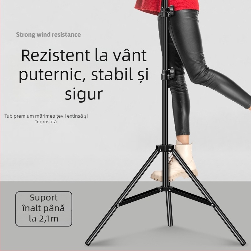 Trepied pentru telefon cu cap balon, 3 secțiuni, încărcare 2–5 kg, Dayleer Floor Stand