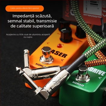 Cablu de chitară KIRLIN, Model IWCC-203PN-0.3M, pentru instrumente muzicale, reducere puternică a zgomotului