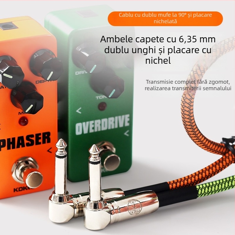 Cablu de chitară KIRLIN, Model IWCC-203PN-0.3M, pentru instrumente muzicale, reducere puternică a zgomotului