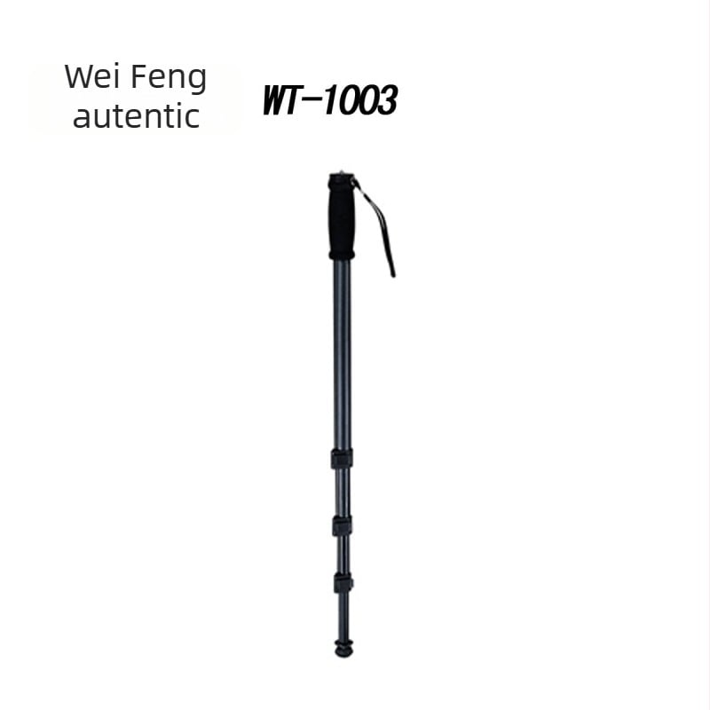 Weifeng Monopod W1003 – Aliaj de aluminiu – 4 secțiuni – Încărcare maximă 3 kg – Greutate 500 g