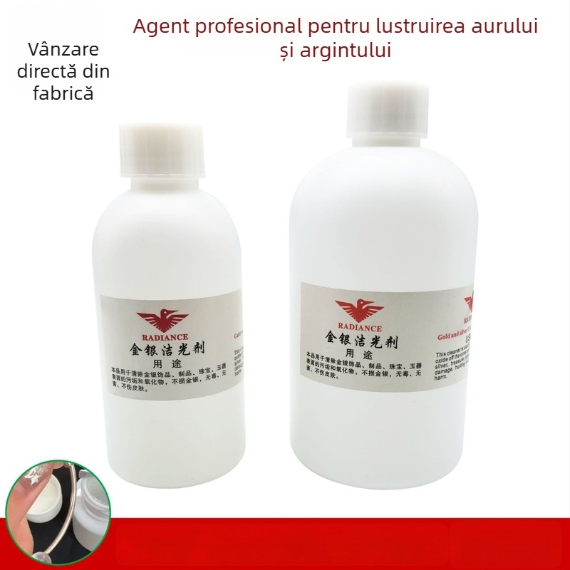 Soluție de îngrijire a bijuteriilor din aur și argint – Curățare deoxidantă, strălucire și restaurare (Articol GH; Lansare: Vara 2021; Tip: Produse pentru îngrijirea bijuteriilor; Export internațional: Nu)