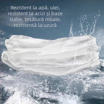 Manșete de unică folosință, transparente, din PE, protecție împotriva prafului, impermeabile și rezistente la ulei, pentru bucătărie