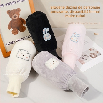 Manșete unisex pentru antebraț cu mănuși integrate, 2 în 1, pentru scriere, rezistente la uzură și la murdărie, pentru toate anotimpurile.