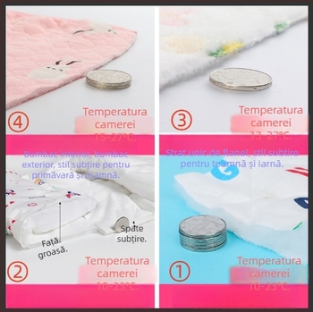 Protecție pentru umeri din bumbac, vestă călduroasă îngroșată pentru nou-născuți, toamnă-iarnă