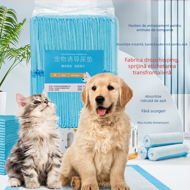 Pernă de antrenament pentru câini – mare, din material nețesut, absorbantă, rezistentă la scurgeri, control al mirosurilor