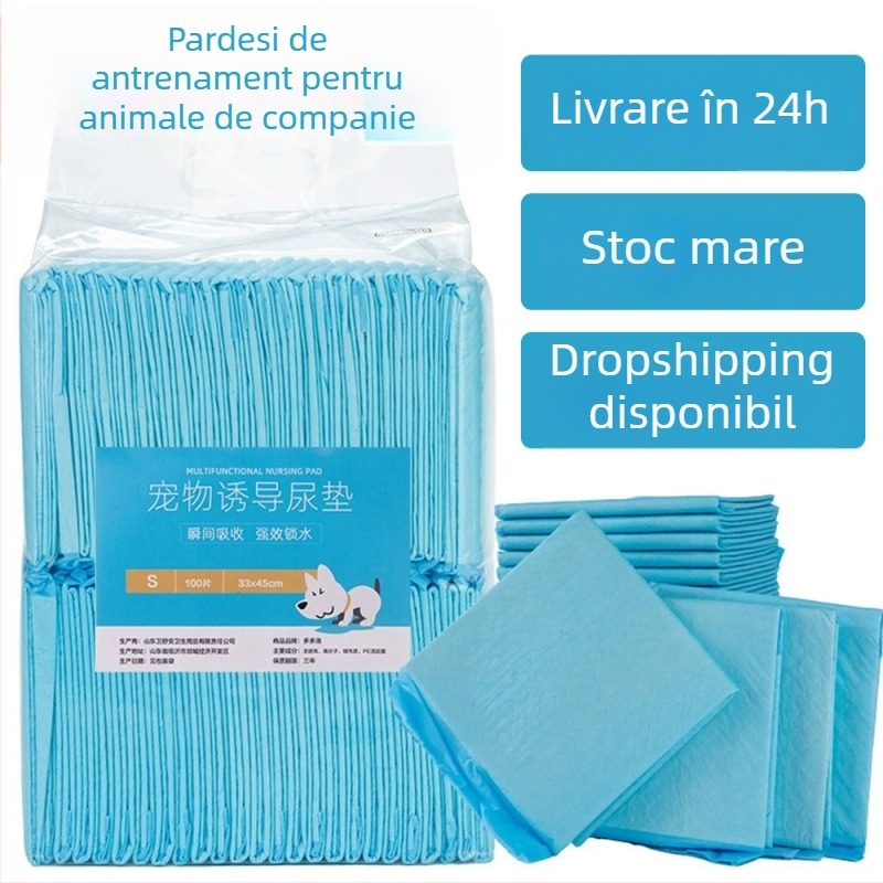 Pernă de antrenament pentru câini – mare, din material nețesut, absorbantă, rezistentă la scurgeri, control al mirosurilor